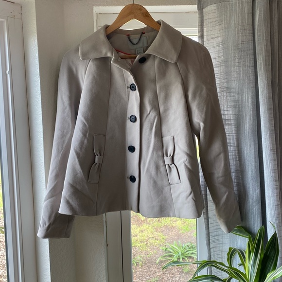 H&M Grey Jacket Blazer Size 2 - Picture 2 of 10